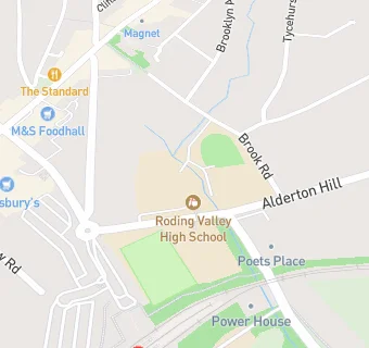 map for Loughton High School