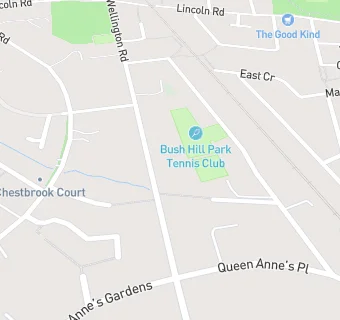 map for Enfield and Winchmore Hill Synagogue