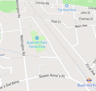 map for Bush Hill Park Bowls Tennis And Social Club