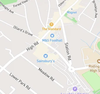 map for Sainsbury's