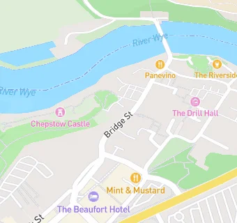 map for Chepstow Tourist Information Centre