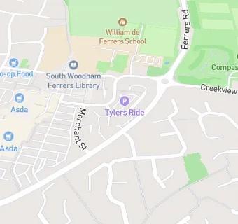 map for Greenwood Surgery