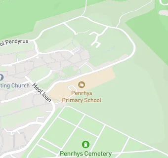 map for Penrhys Primary School