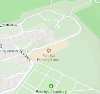 map for Penrhys Primary School