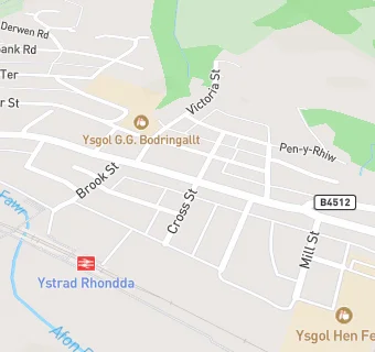 map for Rhondda Takeaway