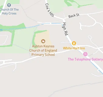 map for Ashton Keynes Church of England Primary School