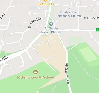 map for Rickmansworth School