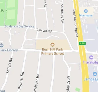 map for Bush Hill Park Infant School