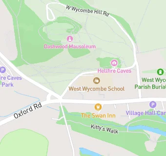 map for West Wycombe Preschool