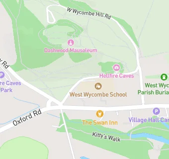 map for West Wycombe Combined School