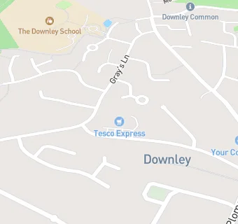 map for Downley Pharmacy