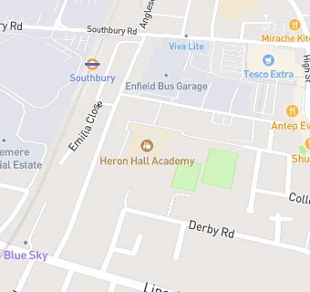 map for Heron Hall Academy