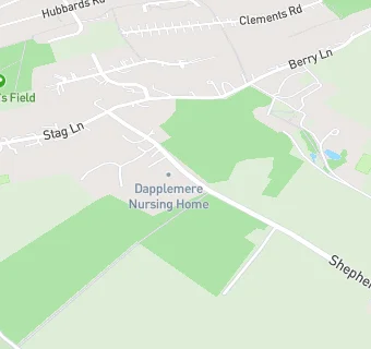 map for Dapplemere Nursing & Residential Home