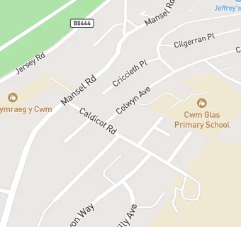 map for Colwyn Avenue Post Office