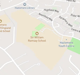 map for Sir William Ramsay School