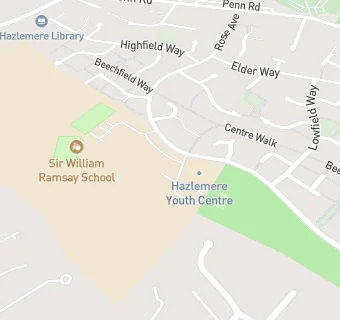 map for Hazlemere Youth Centre