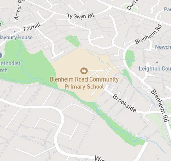 map for Blenheim Road Community Primary School