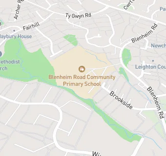 map for Blenheim Road Community Primary School