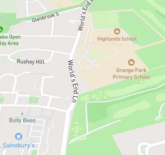 map for The Grange Park Project