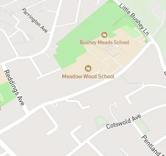 map for Meadow Wood School