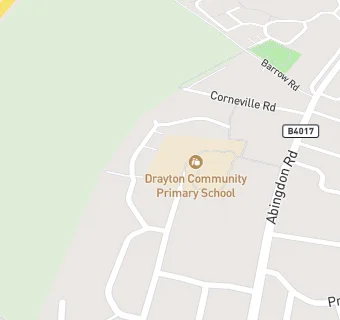 map for Drayton Community Primary School