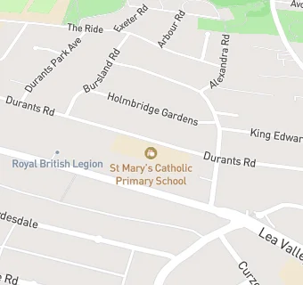 map for St Mary's Catholic Primary School