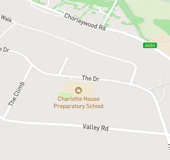 map for Charlotte House Preparatory School