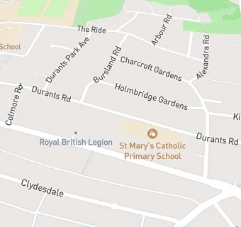 map for St Marys Rc Primary School