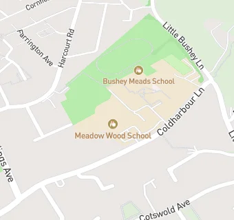 map for Meadow Wood School