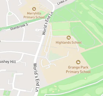 map for Chartwells at Highlands School