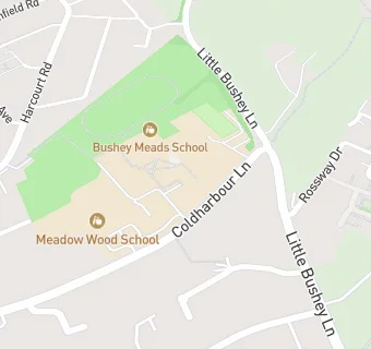 map for Impact Food Group @ Bushey Meads School