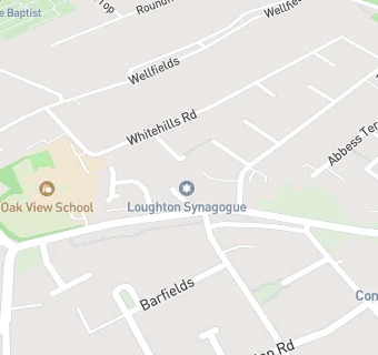 map for Loughton Synagogue