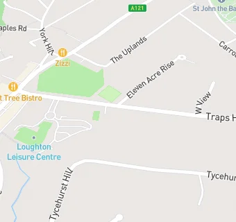 map for The Loughton Surgery