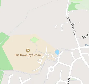 map for The Downley School