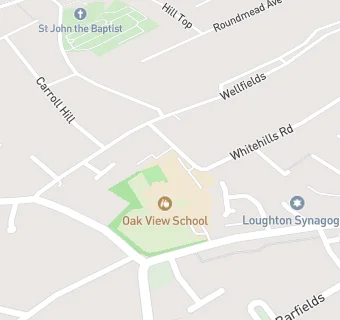 map for Oak View School