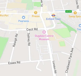 map for Enfood Dugdale Centre Catering Unit only