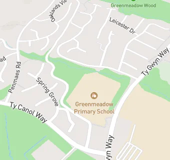 map for Greenmeadow Primary School