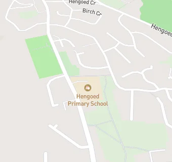 map for Hengoed Primary Canteen