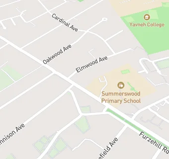 map for Summerswood Primary School