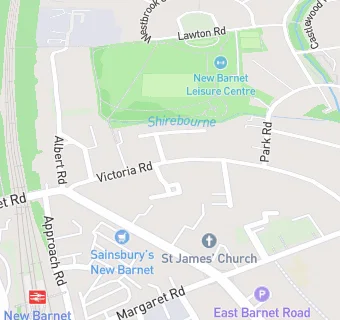 map for New Barnet Community Centre