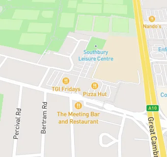 map for Pizza Hut Restaurant