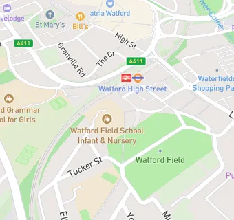 map for HCL @ Watford Field Infant And Nursery School