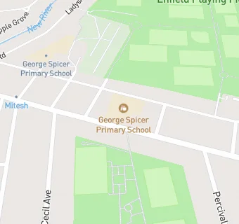 map for George Spicer Primary School