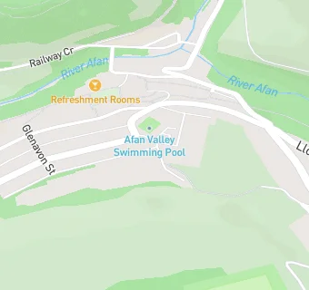 map for Cymer Afan Comprehensive School