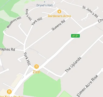 map for Zizzi