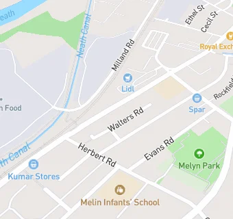 map for Melin Infant School