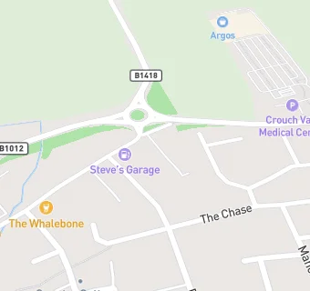 map for South Woodham Garage