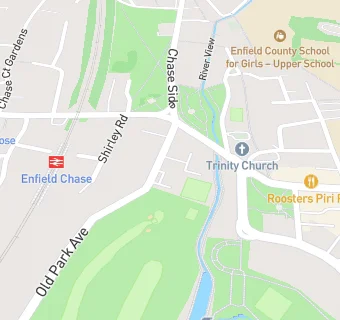 map for Enfield Town Conservative Club