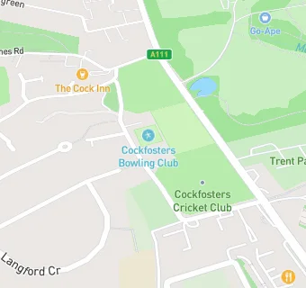 map for Cockfosters Cricket Club