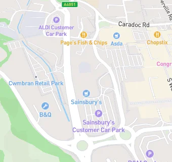 map for Sainsbury’s